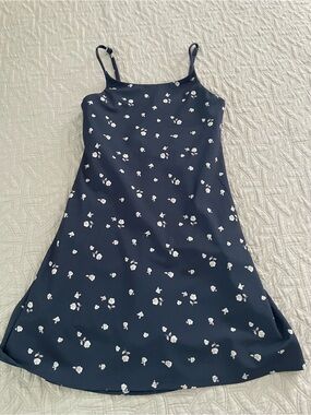 Abercrombie Kids YPB Athletic Minidress Built-in Shorts Navy Activewear 9/10